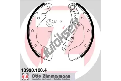 ZIMMERMANN Sada brzdovch elist ZIM 10990.100.4, 10990.100.4
