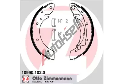 ZIMMERMANN Sada brzdovch elist ZIM 10990.102.0, 10990.102.0