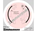 Sada brzdovch elist ZIMMERMANN ‐ ZIM 10990.103.9