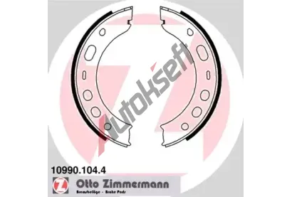 ZIMMERMANN Sada brzdovch elist parkovac brzdy ZIM 10990.104.4, 10990.104.4
