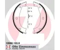 Sada brzdovch elist parkovac brzdy ZIMMERMANN ‐ ZIM 10990.105.9