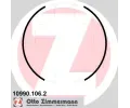 ZIMMERMANN Sada brzdovch elist parkovac brzdy ‐ ZIM 10990.106.2