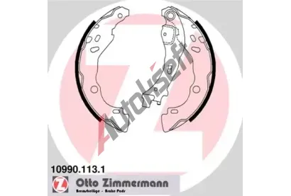 ZIMMERMANN Sada brzdovch elist ZIM 10990.113.1, 10990.113.1