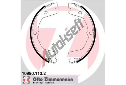 ZIMMERMANN Sada brzdovch elist parkovac brzdy ZIM 10990.113.2, 10990.113.2