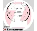 ZIMMERMANN Sada brzdovch elist parkovac brzdy ‐ ZIM 10990.128.9