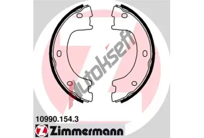 ZIMMERMANN Sada brzdovch elist parkovac brzdy ZIM 10990.154.3, 10990.154.3