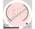 Sada brzdových čelistí parkovací brzdy ZIMMERMANN ‐ ZIM 10990.158.9  Sada brzdových čelistí parkovací brzdy ZIMMERMANN ‐ ZIM 10990.158.9