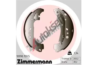ZIMMERMANN Sada brzdovch elist ZIM 10990.159.5, 10990.159.5