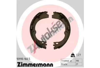 ZIMMERMANN Sada brzdovch elist ZIM 10990.160.5, 10990.160.5