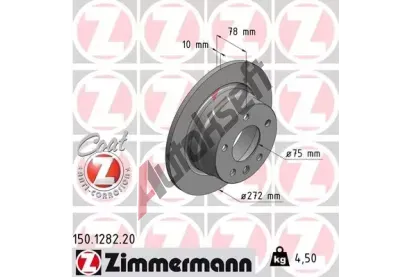ZIMMERMANN Brzdov kotou COAT Z - 272 mm ZIM 150.1282.20, 150.1282.20
