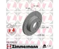 ZIMMERMANN Brzdov kotou drkovan SPORT COAT Z - 276 mm ‐ ZIM 150.1283.52