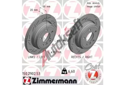 ZIMMERMANN Brzdov kotou BLACK Z - 300 mm ZIM 150.2902.53, 150.2902.53