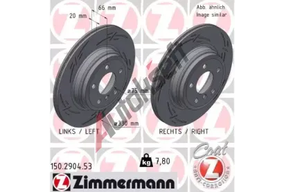 ZIMMERMANN Brzdov kotou BLACK Z 330 mm ZIM 150.2904.53, 150.2904.53