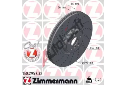 ZIMMERMANN Brzdov kotou FORMULA F ZIM 150.2957.32, 150.2957.32