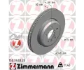 ZIMMERMANN Brzdov kotou COAT Z - 348 mm ‐ ZIM 150.3483.20