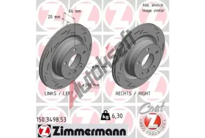 ZIMMERMANN Brzdový kotouč BLACK Z - 300 mm ZIM 150.3498.53, 150.3498.53 ZIMMERMANN Brzdový kotouč BLACK Z - 300 mm ZIM 150.3498.53, 150.3498.53