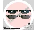ZIMMERMANN Sada brzdovch destiek - kotouov brzda ‐ ZIM 20180.170.1