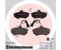 ZIMMERMANN Sada brzdovch destiek - kotouov brzda ‐ ZIM 20669.190.1