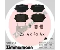Sada brzdovch destiek ZIMMERMANN ‐ ZIM 20707.185.2