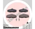 ZIMMERMANN Sada brzdovch destiek kotouov brzdy ‐ ZIM 20861.180.1