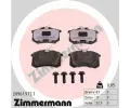ZIMMERMANN Sada brzdovch destiek rd:z ‐ ZIM 20961.972.1
