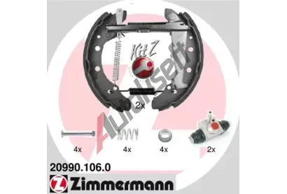 ZIMMERMANN Sada brzdovch elist KIT Z ZIM 20990.106.0, 20990.106.0