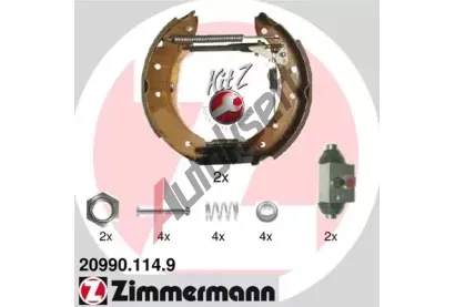 ZIMMERMANN Sada brzdovch elist KIT Z ZIM 20990.114.9, 20990.114.9