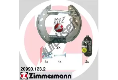 ZIMMERMANN Sada brzdovch elist KIT Z ZIM 20990.123.2, 20990.123.2