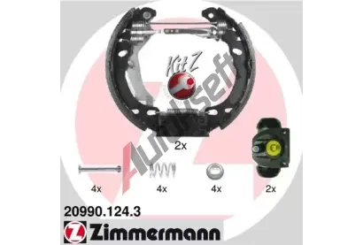 ZIMMERMANN Sada brzdov�ch �elist� KIT Z ZIM 20990.124.3, 20990.124.3