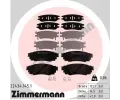 Sada brzdovch destiek ZIMMERMANN ‐ ZIM 22434.145.1