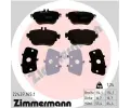 Sada brzdovch destiek ZIMMERMANN ‐ ZIM 22437.165.1