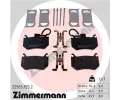 ZIMMERMANN Sada brzdovch destiek ‐ ZIM 22565.155.2