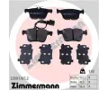 ZIMMERMANN Sada brzdovch destiek ‐ ZIM 22601.165.2