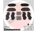 Sada brzdovch destiek ZIMMERMANN ‐ ZIM 22620.170.1
