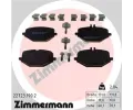 ZIMMERMANN Sada brzdovch destiek ‐ ZIM 22723.190.2