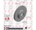 ZIMMERMANN Brzdov kotou COAT Z - 280 mm ‐ ZIM 230.2373.20