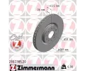 ZIMMERMANN Brzdov kotou COAT Z - 281 mm ‐ ZIM 230.2385.20