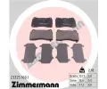 ZIMMERMANN Sada brzdovch destiek ‐ ZIM 23325.160.1