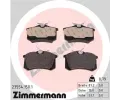 ZIMMERMANN Sada brzdovch destiek - kotouov brzda ‐ ZIM 23554.150.1