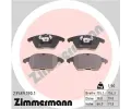 ZIMMERMANN Sada brzdovch destiek - kotouov brzda ‐ ZIM 23589.190.1