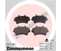 Sada brzdových destiček ZIMMERMANN ‐ ZIM 23613.180.1  Sada brzdových destiček ZIMMERMANN ‐ ZIM 23613.180.1