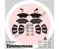 ZIMMERMANN Sada brzdovch destiek ‐ ZIM 23706.180.3