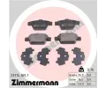 Sada brzdovch destiek ZIMMERMANN ‐ ZIM 23714.165.1