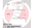 ZIMMERMANN Sada brzdovch destiek - kotouov brzda ‐ ZIM 23776.180.1