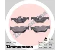 ZIMMERMANN Sada brzdovch destiek - kotouov brzda ‐ ZIM 23926.170.1