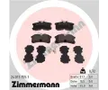 Sada brzdovch destiek ZIMMERMANN ‐ ZIM 24013.155.1