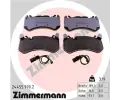 ZIMMERMANN Sada brzdovch destiek rd:z ‐ ZIM 24455.970.2