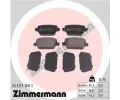 ZIMMERMANN Sada brzdovch destiek - kotouov brzda ‐ ZIM 24537.160.1