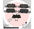 Sada brzdovch destiek ZIMMERMANN ‐ ZIM 24554.160.9