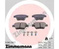 Sada brzdovch destiek ZIMMERMANN ‐ ZIM 24563.165.1
